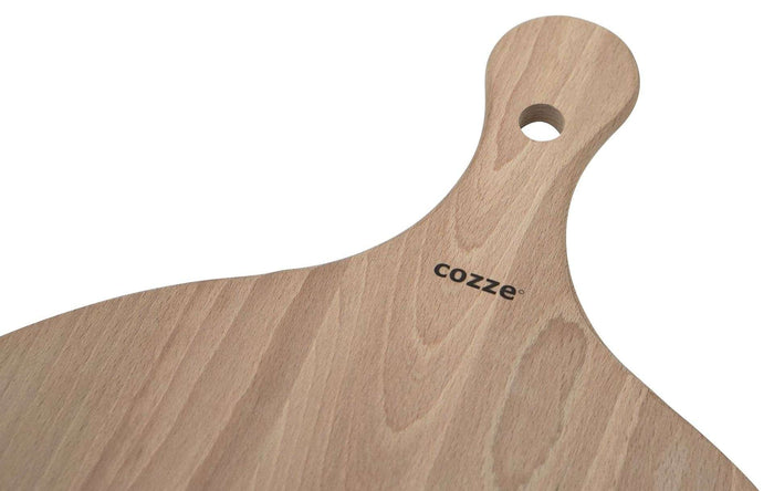 Cozze - Serveerplank voor Pizza Bamboe met Handvat Diameter 35 cm