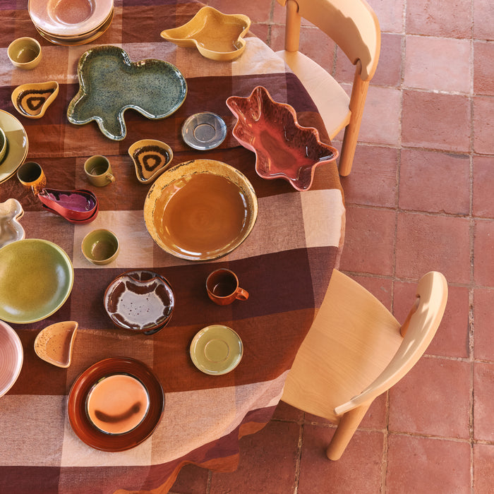 HKliving Shell Tapas Schaal - Speckled