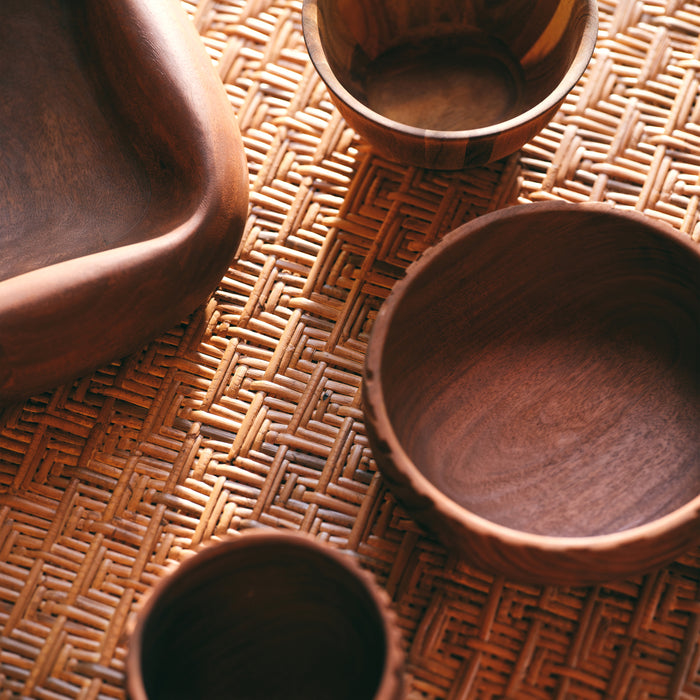 HKliving Hand Carved Kom – L