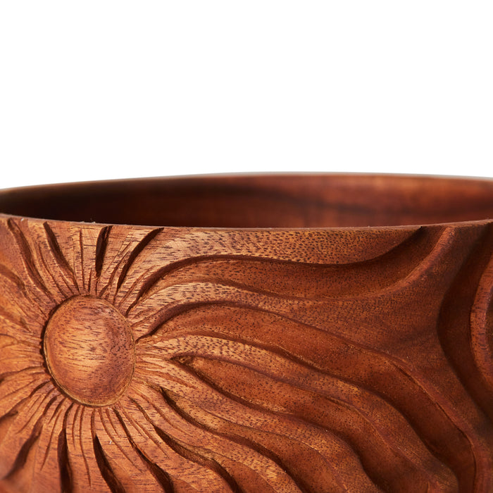 HKliving Hand Carved Kom – L