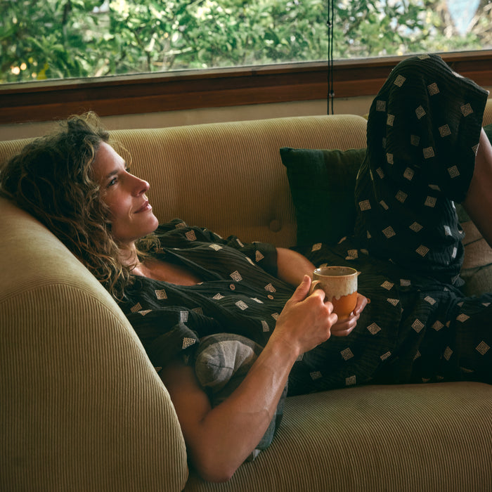 HKliving 70's Ceramics Koffiekop 0,25 L - Set van 4 - Cape