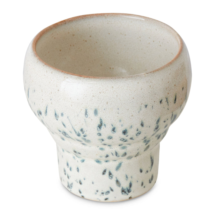 HKliving 70's Ceramics Lungo Mok 0,24 L - Set van 2 - Coral