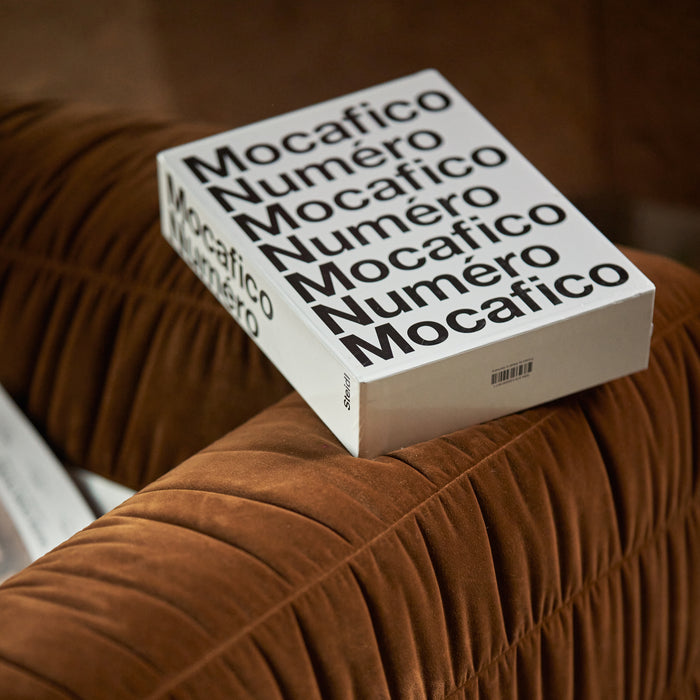 HKliving Club 4-zitsbank - Royal Velvet - Caramel