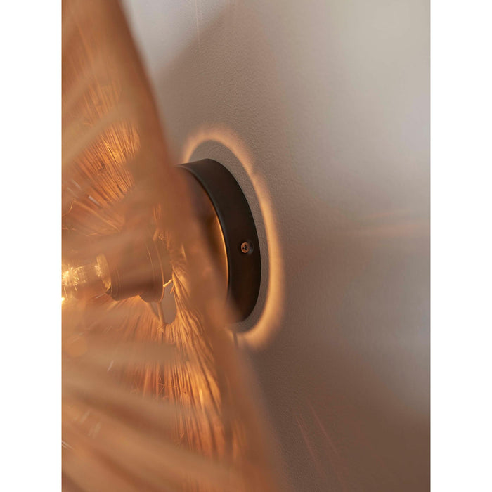 GOOD&MOJO Wandlamp Panama - Bruin - 45x7x45cm