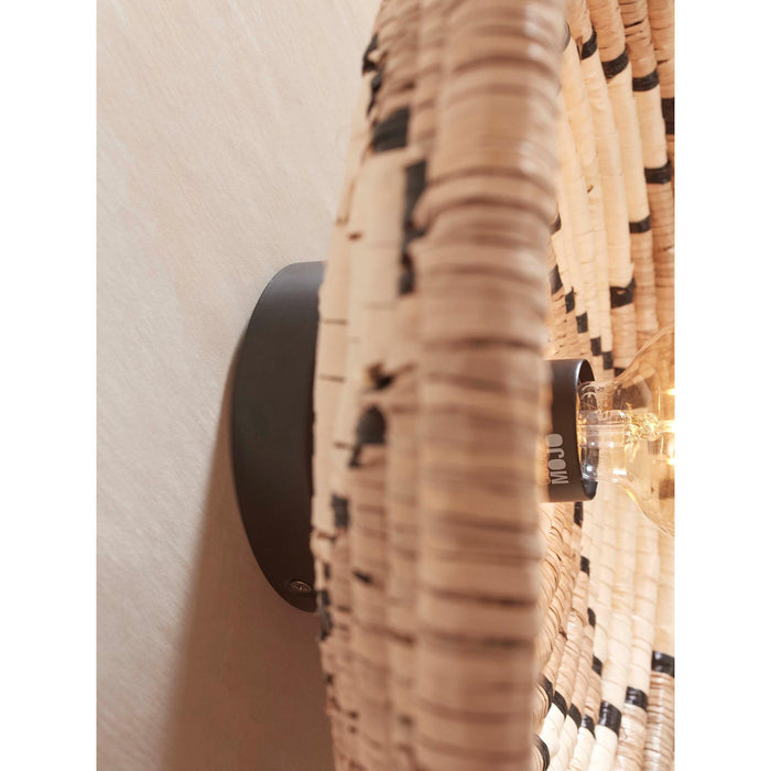 GOOD&MOJO Wandlamp Andros - Naturel|Wit - Ø45cm