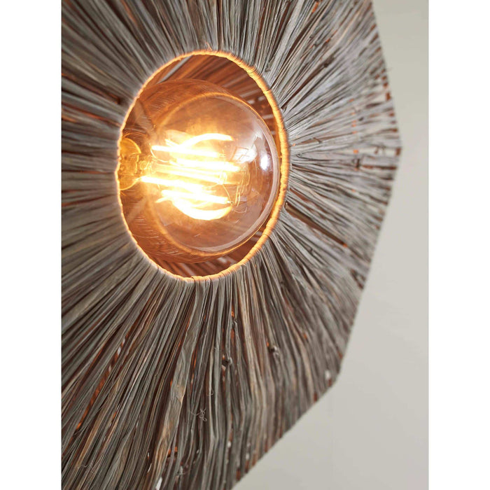 GOOD&MOJO Wandlamp Panama - Donker grijs - 45x7x45cm