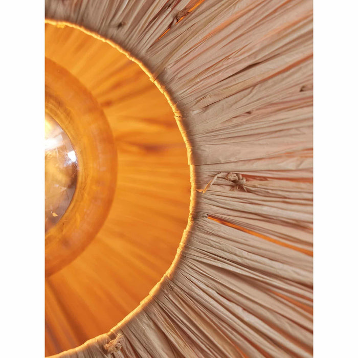 GOOD&MOJO Wandlamp Panama - Naturel - 45x7x45cm