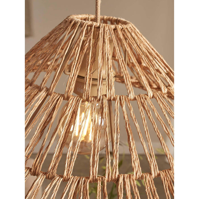 GOOD&MOJO Hanglamp Cuzco - Naturel - 65x65x20cm