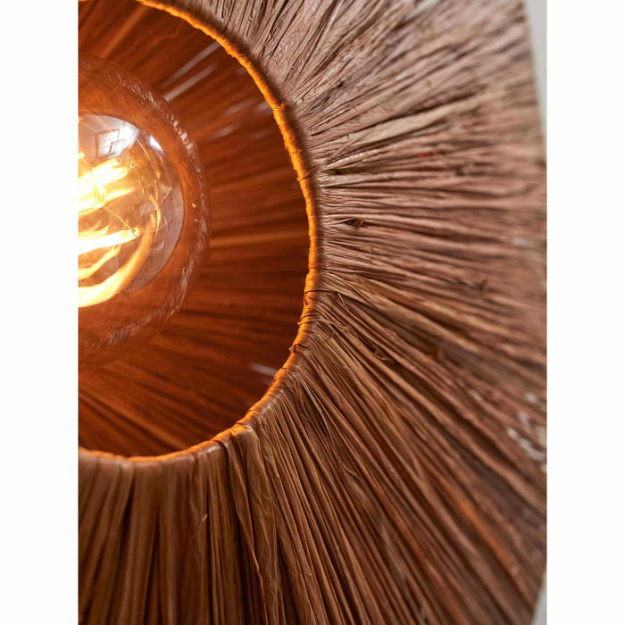 GOOD&MOJO Wandlamp Panama - Bruin - 65x7x65cm