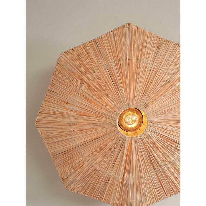 GOOD&MOJO Wandlamp Panama - Naturel - 65x7x65cm