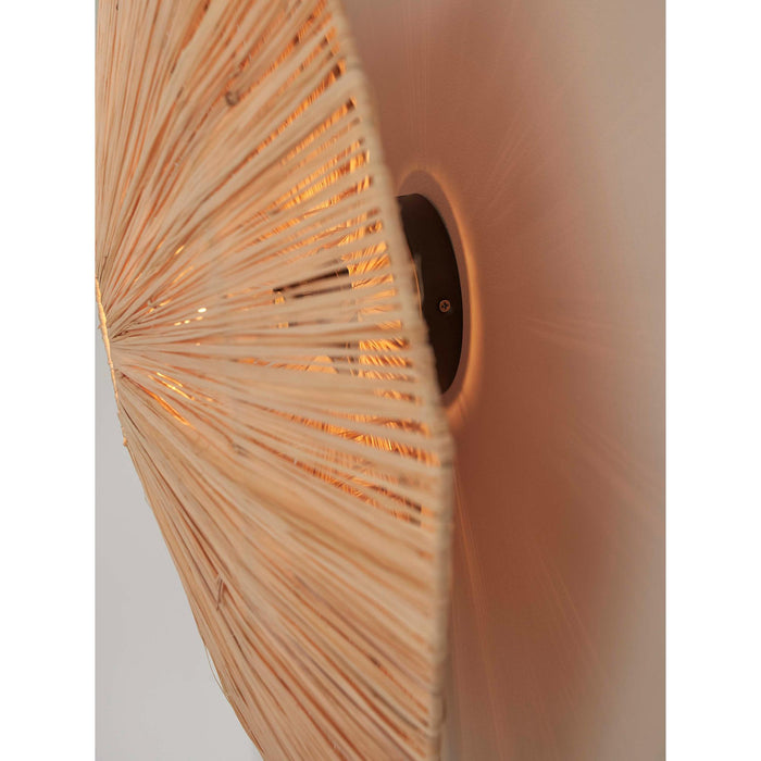 GOOD&MOJO Wandlamp Panama - Naturel - 65x7x65cm