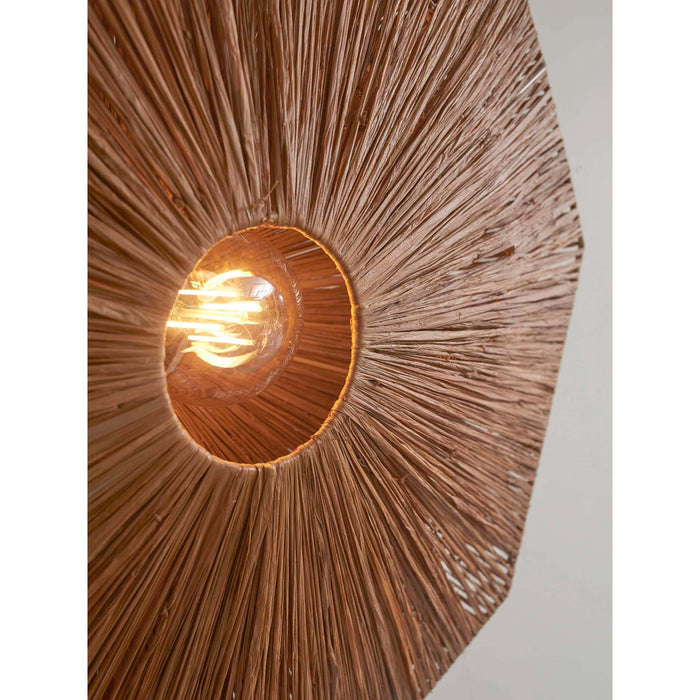 GOOD&MOJO Wandlamp Panama - Bruin - 45x7x45cm