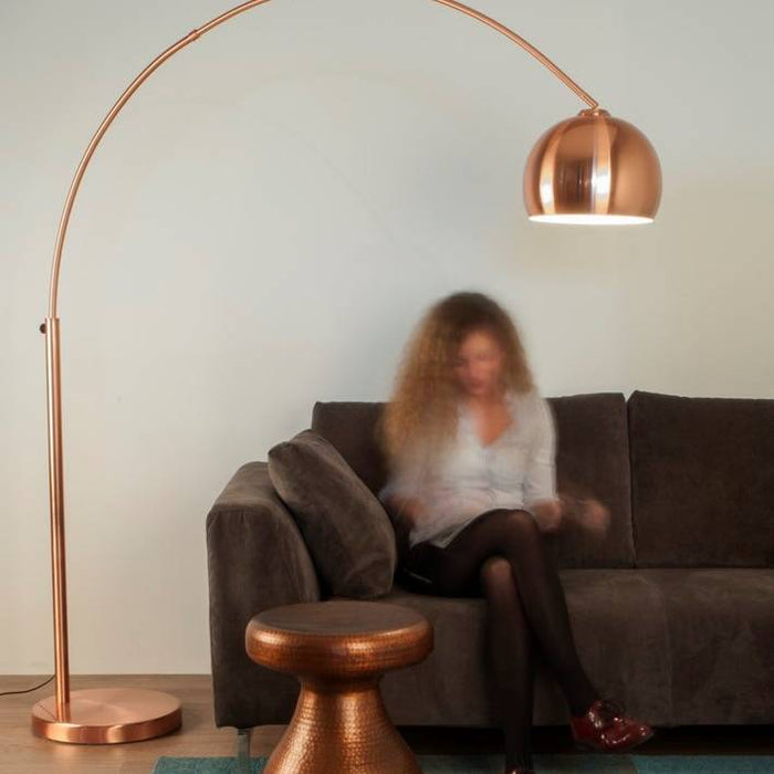 Zuiver Metal Bow Booglamp - Koper