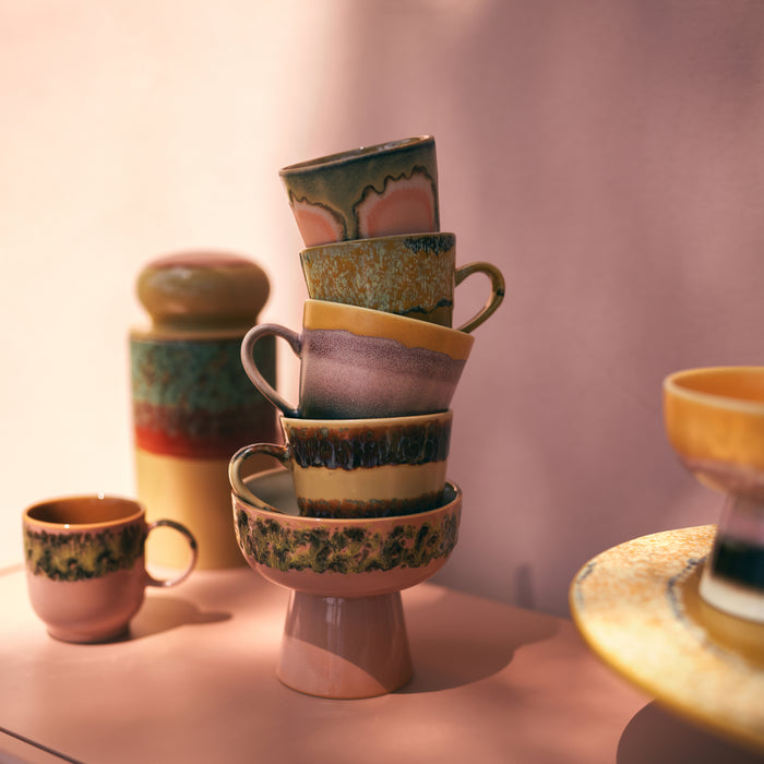 HKliving 70's Ceramics Tapas Schaal Ø 12,5 cm - Lush