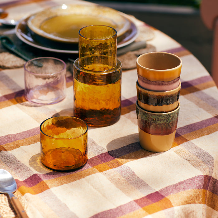 HKliving Tube Karaf - Amber