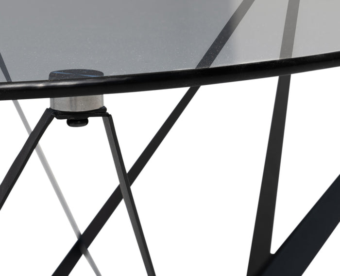 M2 Kollektion Mia Salontafel Tweedekans Glas Ø80 cm