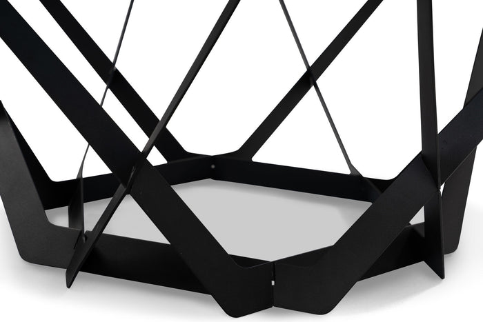 M2 Kollektion Mia Salontafel Tweedekans Glas Ø80 cm