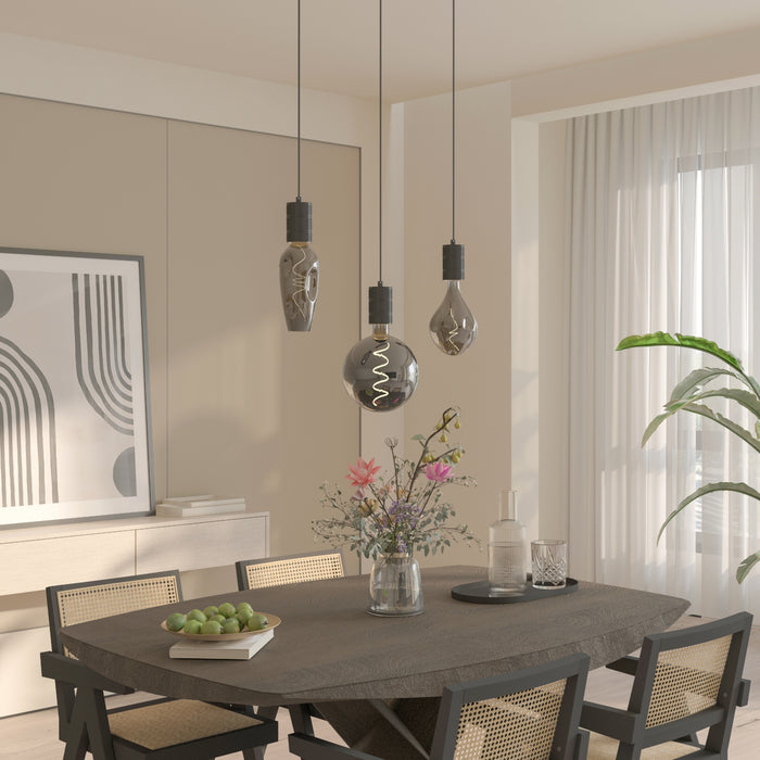 Calex Lichtbron E27 XXL Grijs - Glas - 20x27x20cm (BxHxD)