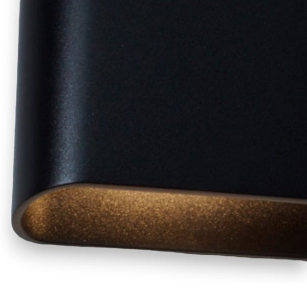 Artdelight Wandlamp Diaz-S Zwart Led 2 x 3Watt IP65