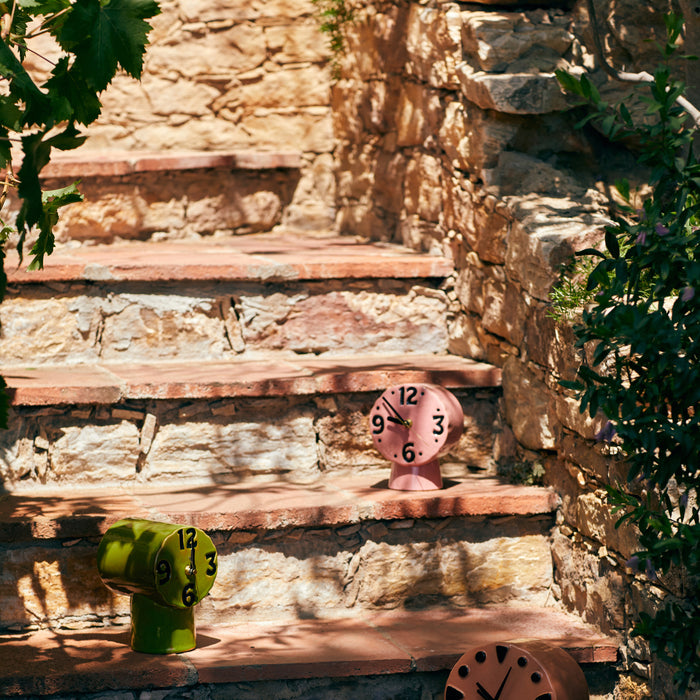 HKliving Retro Ceramics Tafelklok - Peach