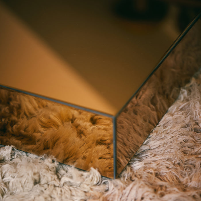 HKliving Mirror Block Salontafel - Smokey Brown