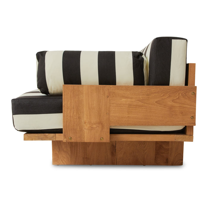 HKliving Teak Tuinbank - Stracciatella