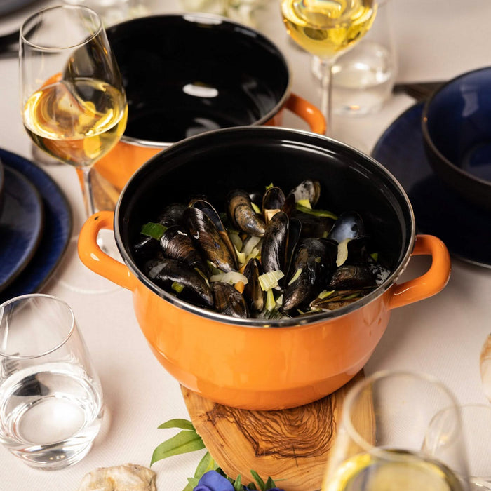 Cosy & Trendy Mosselpan - Oranje - ø 18 cm | 2.8 liter