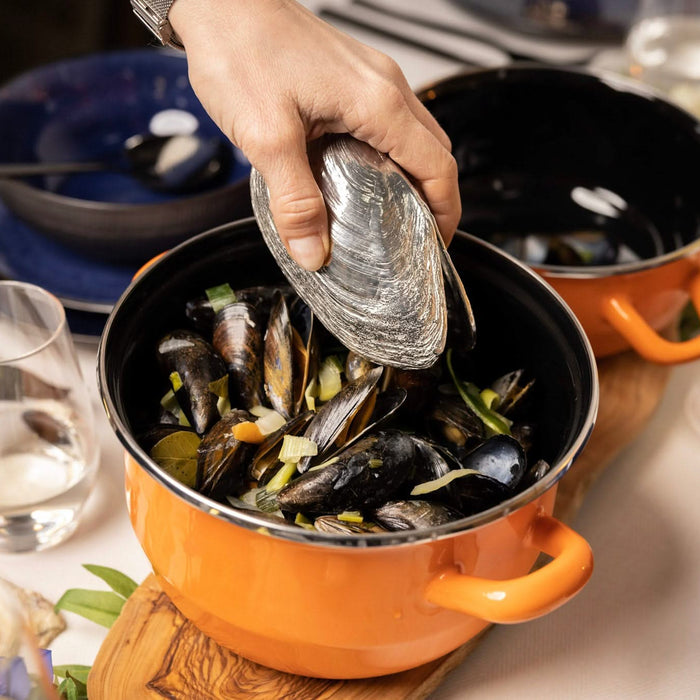 Cosy & Trendy Mosselpan - Oranje - ø 18 cm | 2.8 liter