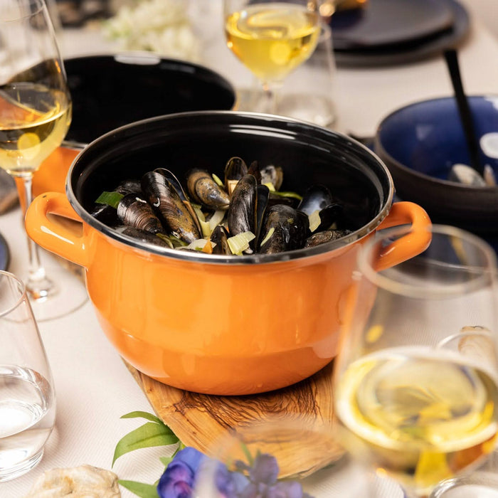 Cosy & Trendy Mosselpan - Oranje - ø 18 cm | 2.8 liter