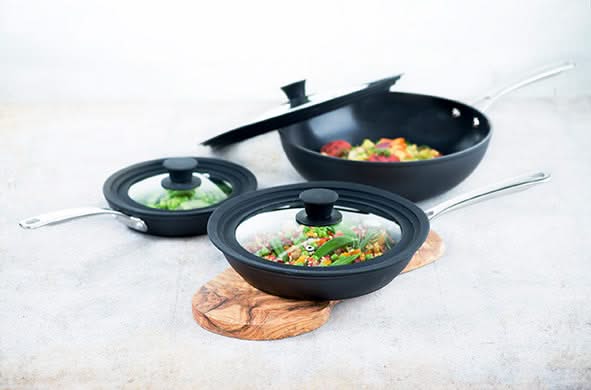 Cosy & Trendy Pannendeksel - Glas - ø 28|30|32 cm