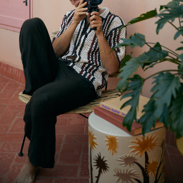 HKliving Coastal Bijzettafel