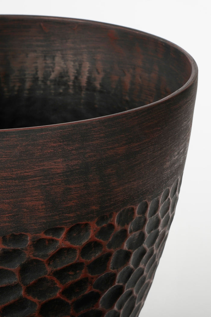 Mica Decorations Bravo Bloempot - H32,5 x Ø38 cm - Bruin