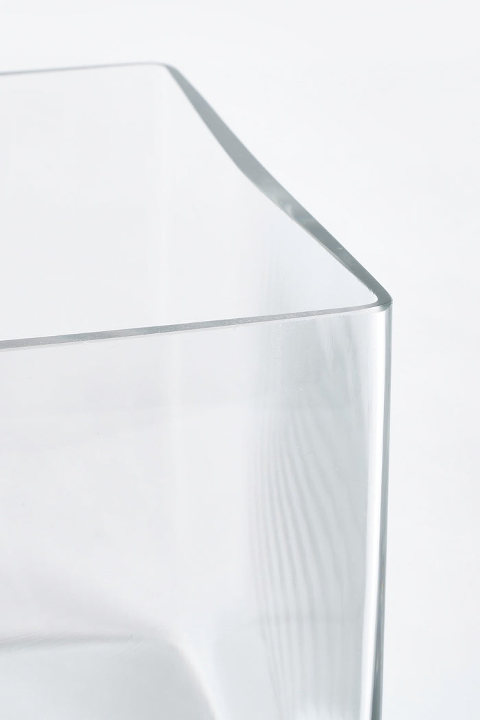 Mica Decorations Britt Vaas - L20 x B20 x H20 cm - Transparant