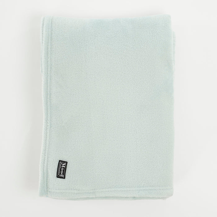 In The Mood Collection Famke Fleece Plaid - 180 x 130 cm - Mintgroen