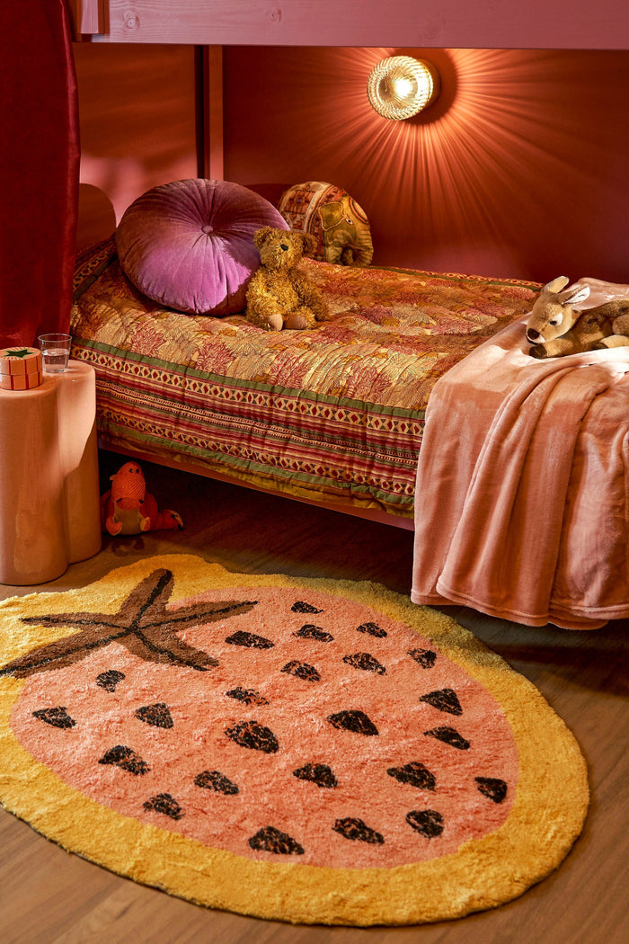 In The Mood Collection Famke Fleece Plaid - 180 x 130 cm - Perzik