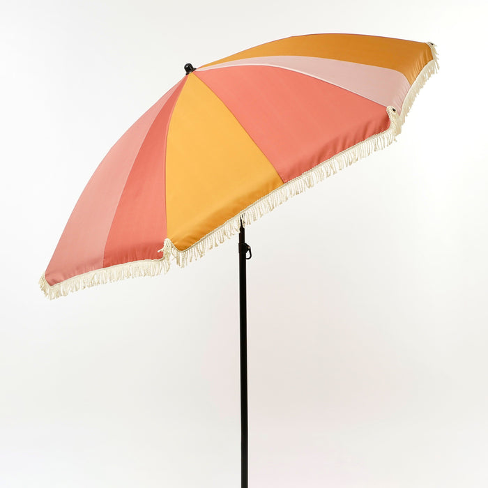 In The Mood Collection Parasol Gestreept - H238 x Ø220 cm - Oranje