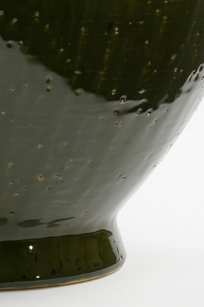 Mica Decorations Elena Vaas - H34 x Ø26 cm - Keramiek - Groen