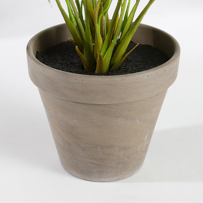 Mica Decorations Begonia Kunstplant - H40 x Ø38 cm - Rood