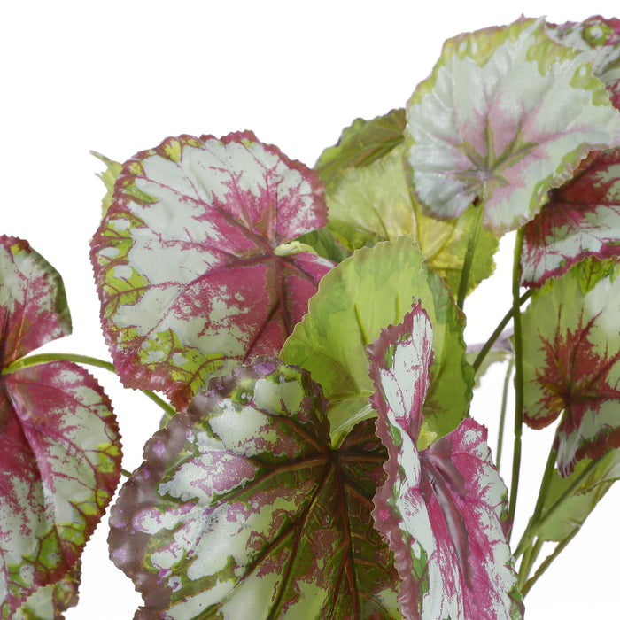 Mica Decorations Begonia Kunstplant - H40 x Ø38 cm - Rood