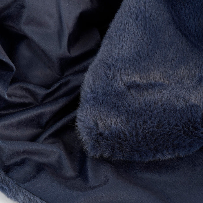 In The Mood Collection Bronte Fleece Deken - L200 x B150 cm - Blauw