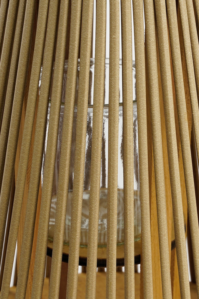 Mica Decorations Cosmo Lantaarn - H38 x Ø15 cm -Lichtbruin