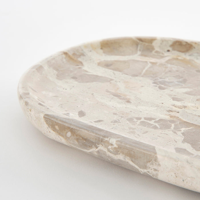 Mica Decorations Finnos Dienblad - L50 x B18 x H2 cm - Marmer - Beige