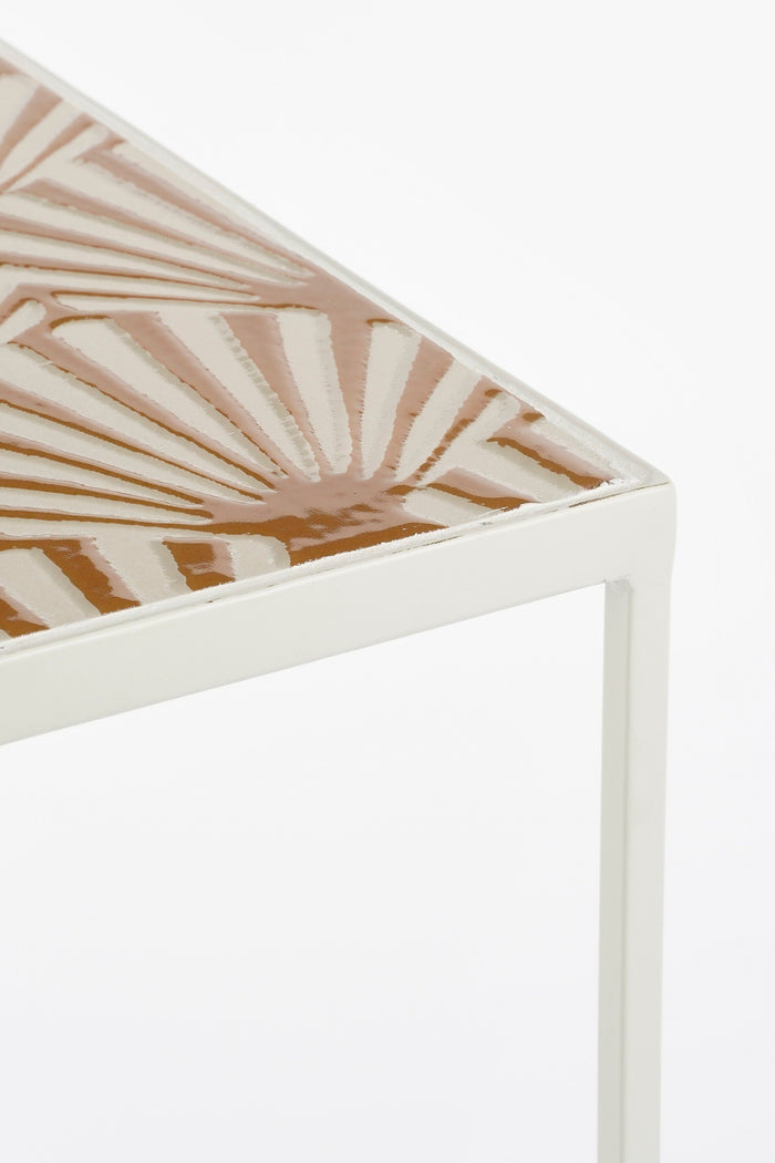 Mica Decorations Odile Bistrotafel voor Buiten - Metaal - Bruin