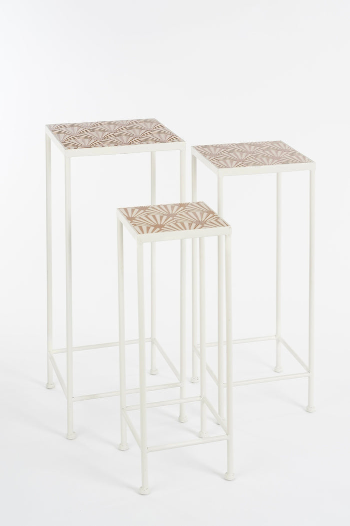 Mica Decorations Odile Bistrotafel voor Buiten - Metaal - Bruin