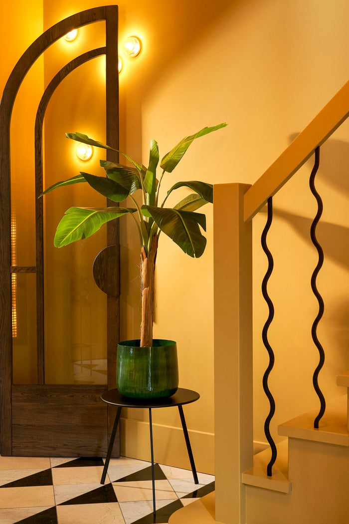 Mica Decorations Kunstplant Bananenboom in Pot - H155 x Ø90 cm - Groen