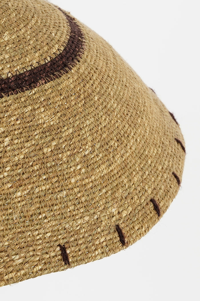 Mica Decorations Joulz Hanglamp - H16 x Ø36 cm - Jute - Lichtbruin