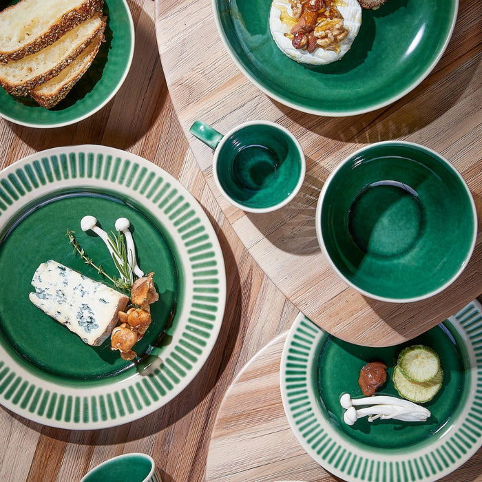 Mica Decorations Elice Dinerbord - Ø27 cm - Keramiek - Groen