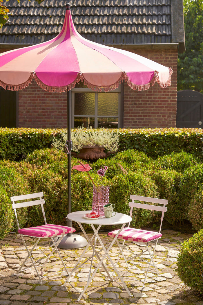 In The Mood Collection Rissy Parasol - H238 x Ø220 cm - Roze