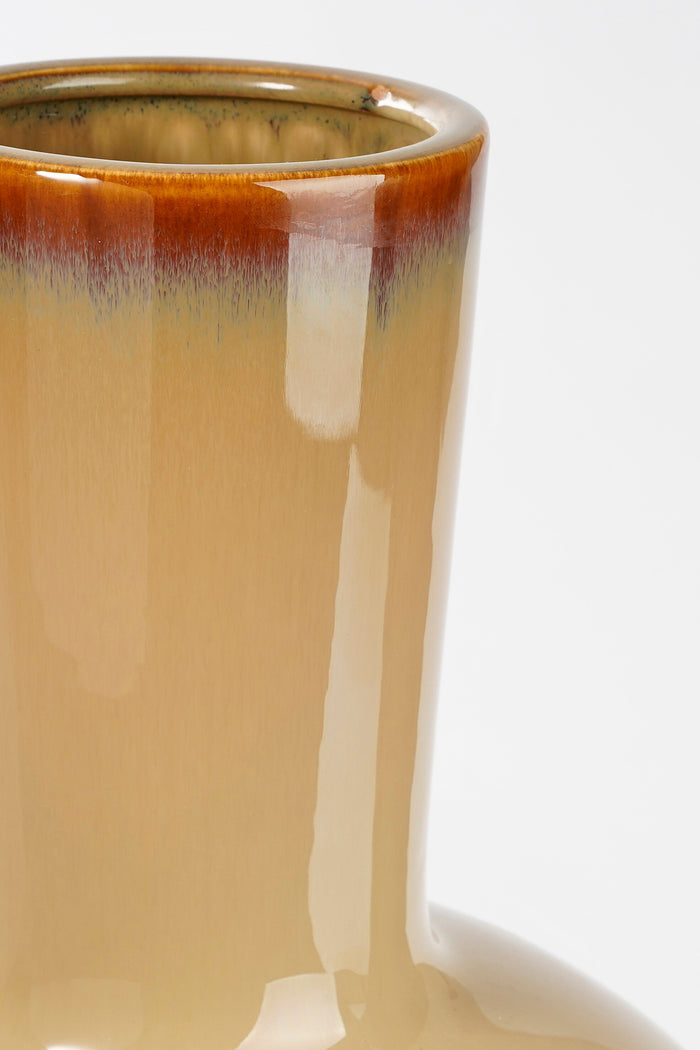 Mica Decorations Holm Vaas - H42 x Ø27,5 cm - Keramiek - Crème