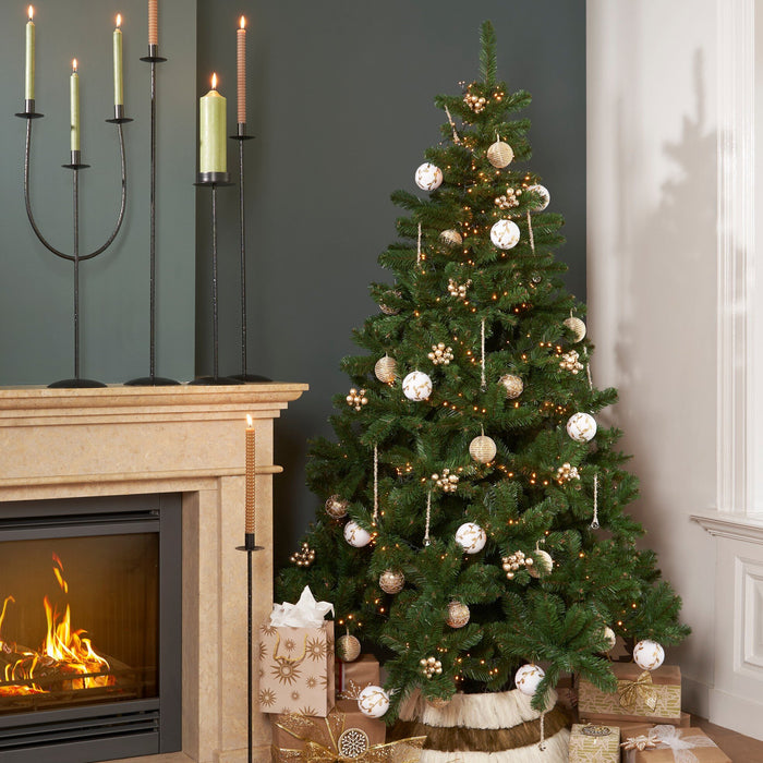 Mica Decorations Kantas Kandelaar - H72 x Ø15 cm - Metaal - Zwart